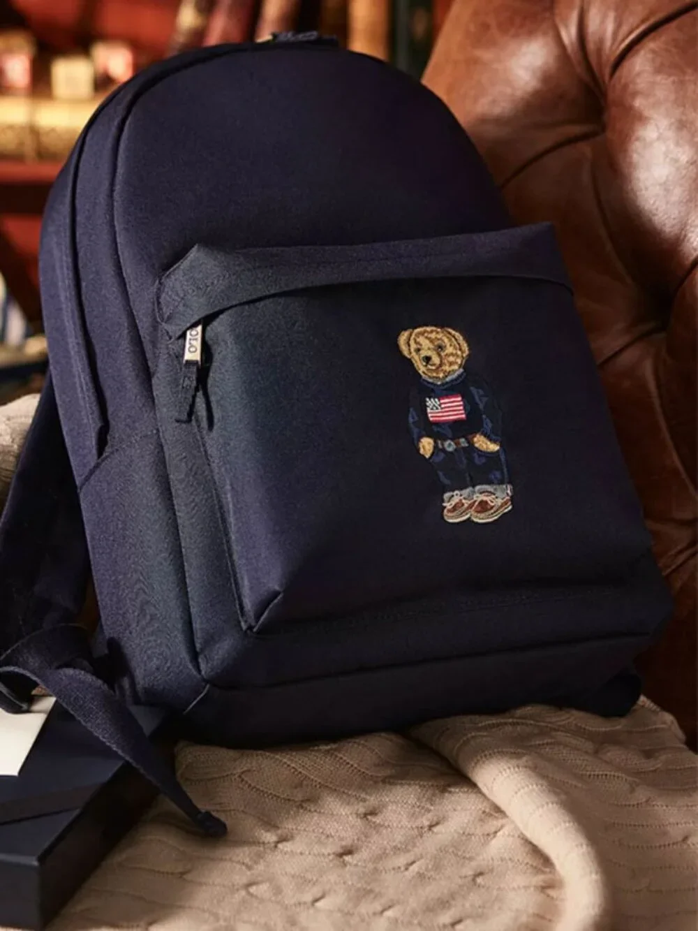 Polo Ralph Lauren Polo Bear Embroidered Varsity Backpack